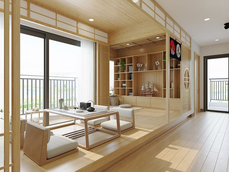 sàn gỗ kiểu Nhật