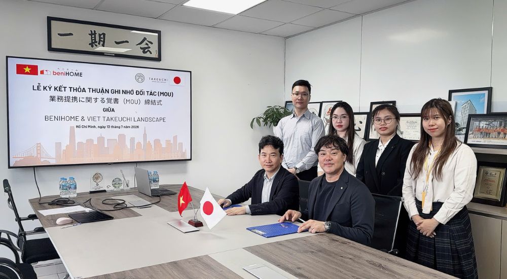 BENIHOME và Viet Takeuchi Landscape ký kết MOU