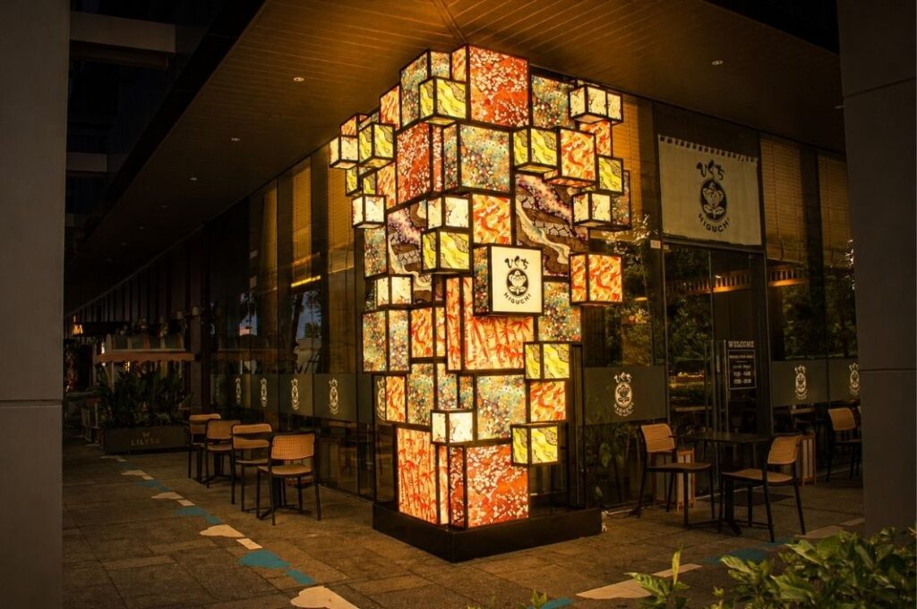thiết kế không gian F&B HIGUCHI